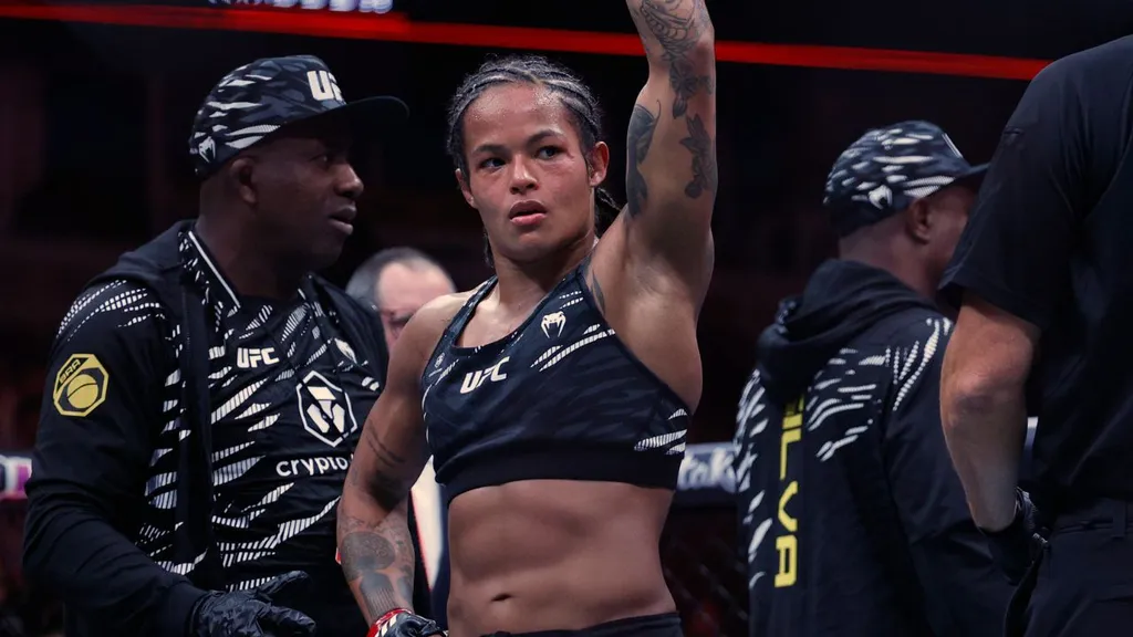 Karine Silva no UFC 319. Foto: Icon sport