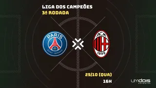 PSG x Milan: Escalações prováveis, como assistir, data e horário