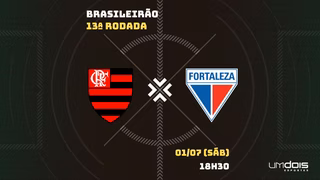 Flamengo x Fortaleza: Escalações prováveis, como assistir, data e horário
