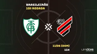 América-MG x Athletico: onde assistir, horário, escalações e arbitragem