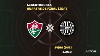 Fluminense x Olimpia: Escalações prováveis, como assistir, data e horário