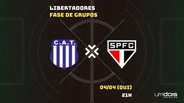 Talleres x São Paulo: escalações prováveis, como assistir, data e horário