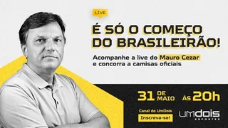 Live especial do Mauro Cezar com UmDois. Sorteio de camisas e promoção de assinatura; aproveite!