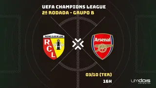 Lens x Arsenal: Escalações prováveis, como assistir, data e horário