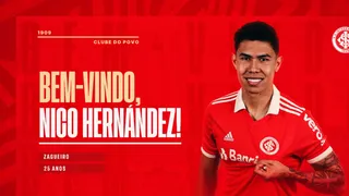 Internacional anuncia a contratação de Nico Hernández, ex-Athletico