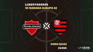 Nublense x Flamengo: Escalações prováveis, como assistir, data e horário