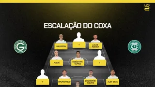 Goiás x Coritiba: escalações confirmadas para o duelo da Série B