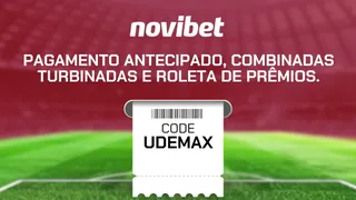 Código promocional Novibet 2026: use UDEMAX no cadastro