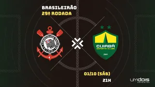 Corinthians x Cuiabá: veja onde assistir ao vivo, horário, escalações e arbitragem