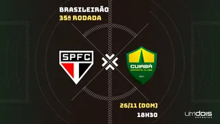 São Paulo x Cuiabá: escalações prováveis, como assistir, data e horário