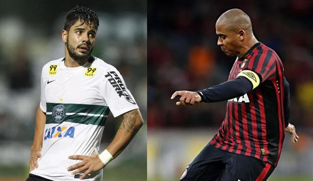 Henrique Almeida e Walter emplacaram na dupla Atletiba. (Gazeta do Povo)