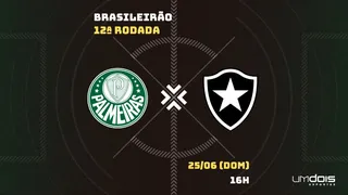 Palmeiras x Botafogo: Escalações prováveis, como assistir, data e horário