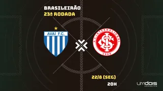 Avaí x Internacional: onde assistir ao vivo, horário, escalações e arbitragem