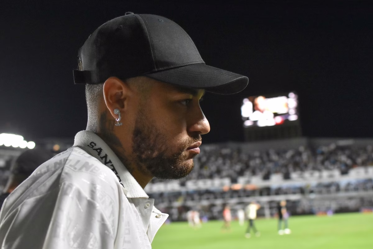 Neymar em campo.