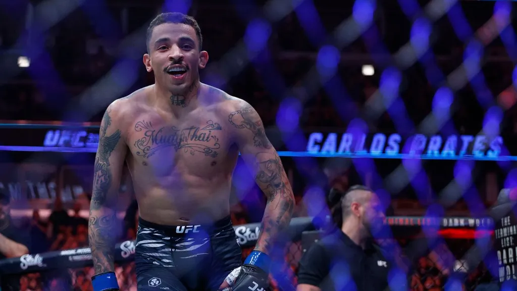 Carlos Prates no UFC 319. Foto: Icon sport