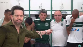 Coritiba revela em vídeo choro de jogador no vestiário
