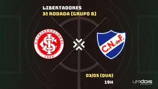 Internacional x Nacional: Escalações prováveis, como assistir, data e horário