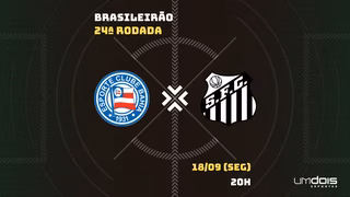 Bahia x Santos: Escalações prováveis, como assistir, data e horário