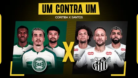 Coritiba x Santos: Quem é melhor, posição por posição, do confronto da Copa do Brasil?