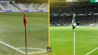Quais as diferenças dos gramados sintéticos de Athletico e Palmeiras?