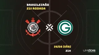 Corinthians x Goiás: Escalações prováveis, como assistir, data e horário