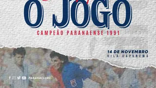 Paraná comemora 30 anos do primeiro título com jogo com campeões na Vila
