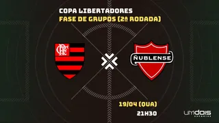 Flamengo x Ñublense: Escalações prováveis, como assistir, data e horário