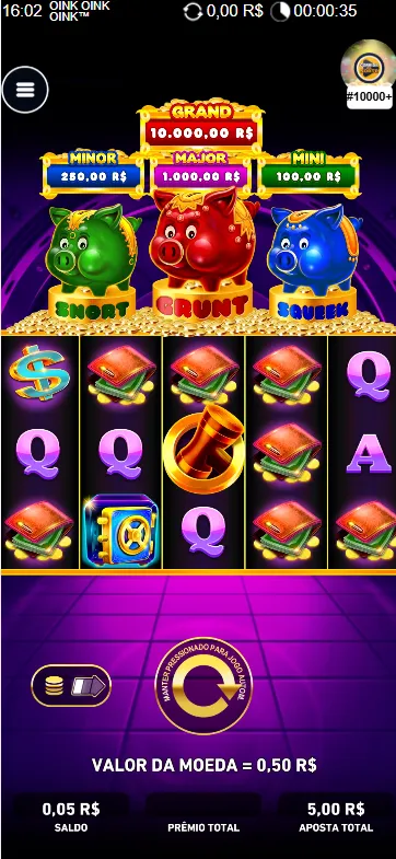 Oink Oink Oink na Brazino777 com quatro jackpots fixos