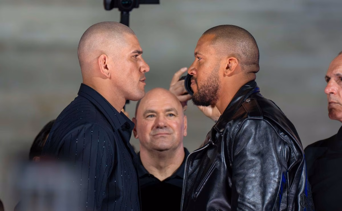 Alex Poatan e Ciryl Gane se encaram antes do UFC Casa Branca