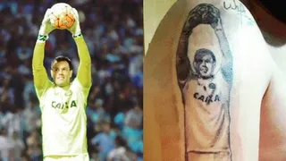 Torcedor do Coritiba tatua imagem do goleiro Wilson; saiba motivo da homenagem