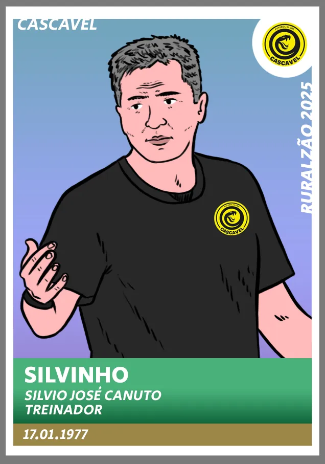 Guia Paranaense 2025 - figurinha Silvinho Cascavel