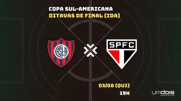 San Lorenzo x São Paulo: Escalações prováveis, como assistir, data e horário