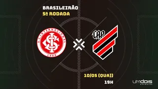 Internacional x Athletico: Escalações prováveis, como assistir, data e horário