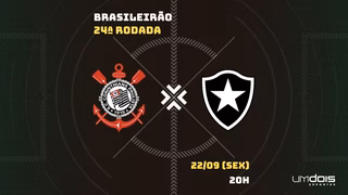 Corinthians x Botafogo: Escalações prováveis, como assistir, data e horário