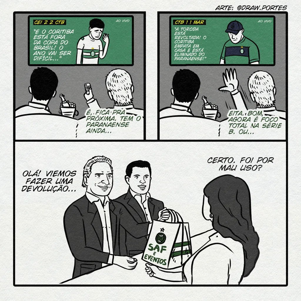 Coritiba SAF Charge Roberto Justus e Bruno D'Ancona