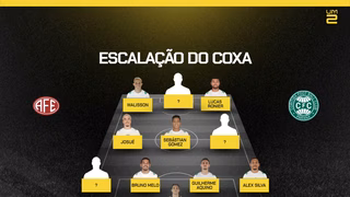 Ferroviária x Coritiba: escalações confirmadas para o duelo da Série B
