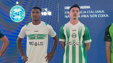 Coritiba apresenta novas camisas com o retorno da Diadora; veja os modelos