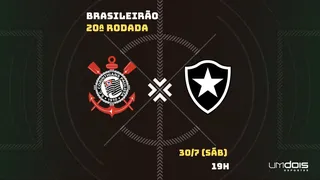 Corinthians x Botafogo: veja onde assistir ao vivo, horário, escalações e arbitragem