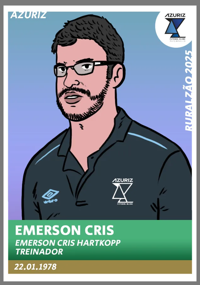 Guia Paranaense 2025 - figurinha Emerson Cris Azuriz