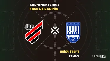 Athletico x Rayo Zuliano: Escalações prováveis, como assistir, data e horário