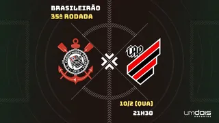Athletico e Corinthians duelam com vaga na Libertadores em jogo