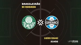 Palmeiras x Grêmio: onde assistir, horário, escalações e arbitragem