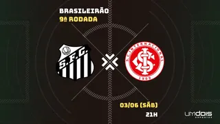 Santos x Internacional: onde assistir, horário, escalações e arbitragem