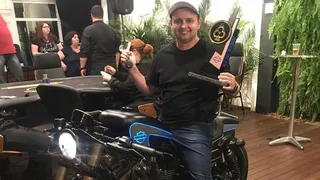 Atleticano ganha torneio de poker que dava uma Harley-Davidson
