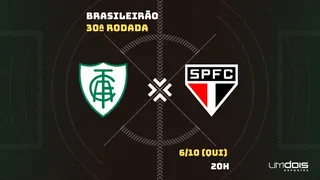 América-MG x São Paulo: veja onde assistir ao vivo, horário, escalações e arbitragem