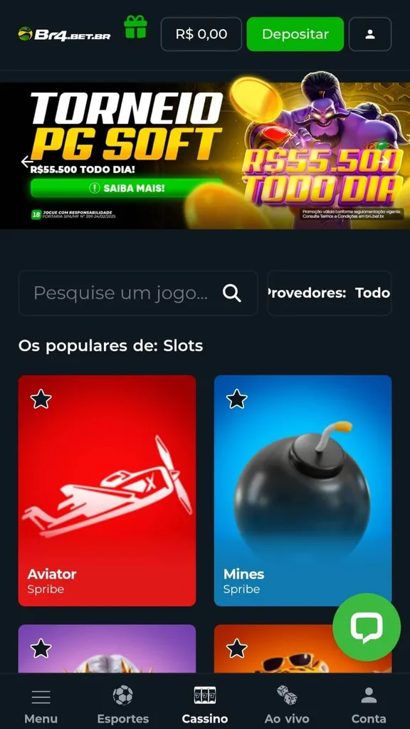Cassino Br4bet com jogos populares em destaque: Aviator e Mines
