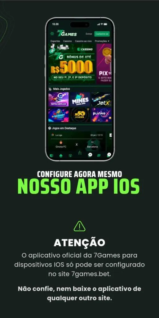 Download do aplicativo Apple da 7Games.BET