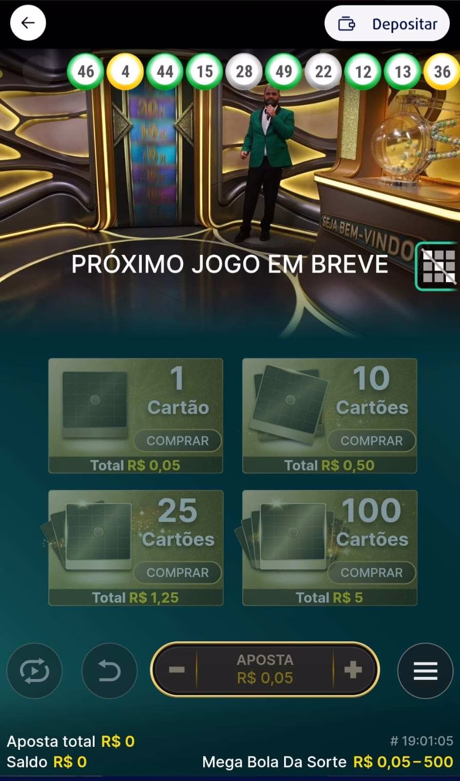Mega Bola da Sorte na Lottoland com próxima rodada a começar e cartelas a partir de R$ 0,05.
