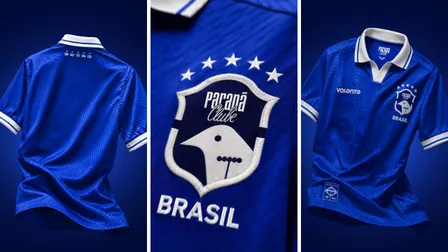Paraná Clube lança nova camisa inspirada no tetra da seleção brasileira; saiba como comprar