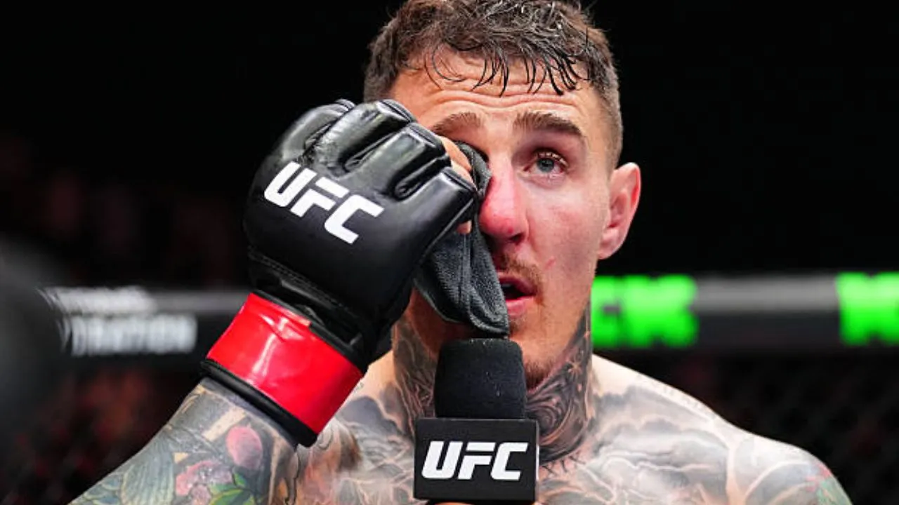 Tom Aspinall no UFC 309. Foto: Reprodução